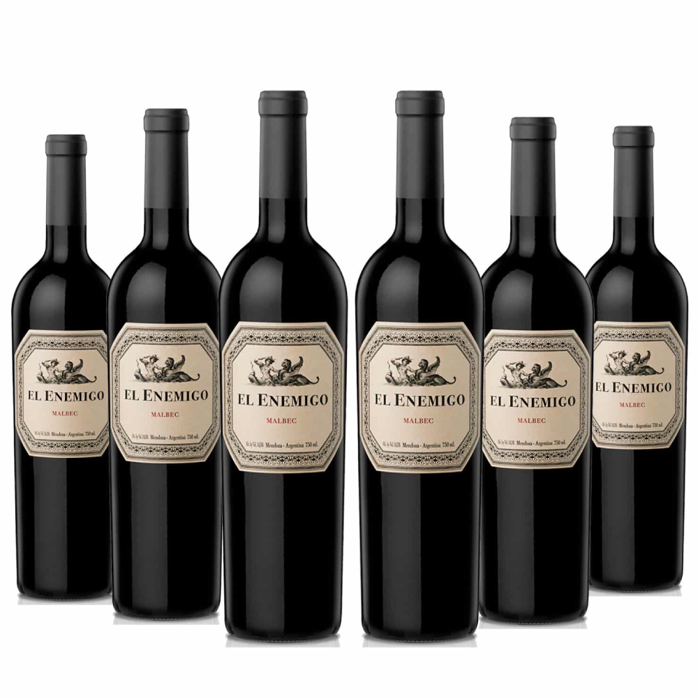 Sixpack Vino tinto El Enemigo malbec, Argentina