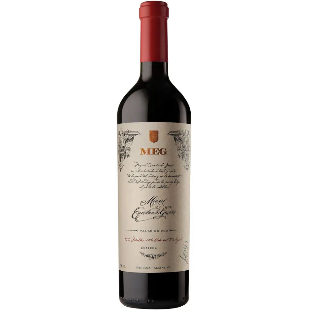 Vino tinto MEG blend. Argentina