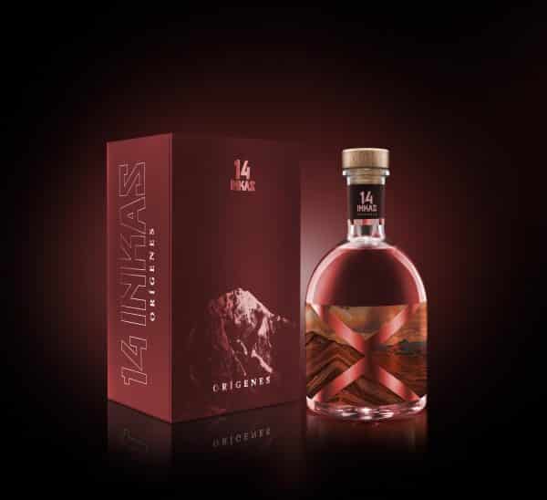 Vodka 14 Inkas Orígenes Puca Soncco Edición Limitada, Perú