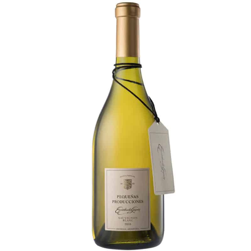 Vino blanco Pequeñas Producciones sauvignon blanc. Argentina