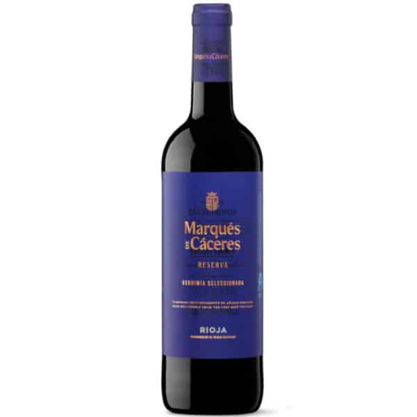 Vino tinto Marqués de Cáceres reserva D.O.C Rioja, España