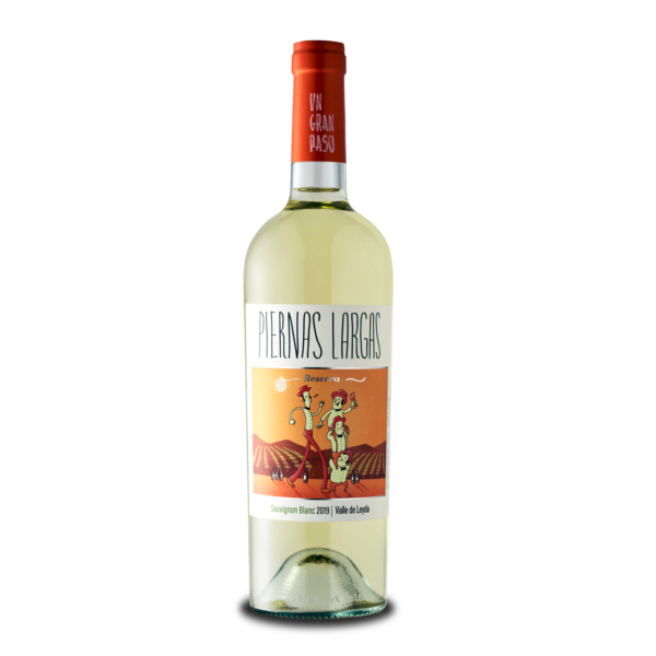 Vino blanco Piernas Largas reserva sauvignon blanc, Chile