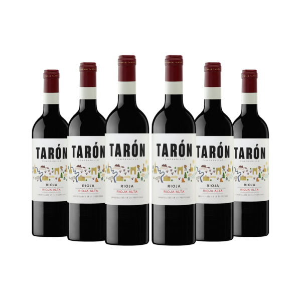 Sixpack Vino tinto Tarón Cosecha tempranillo D.O Rioja. España