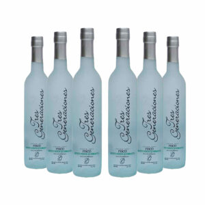 Sixpack Pisco Tres Generaciones mosto verde quebranta 500 ml, Ica