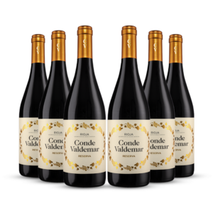 Sixpack Vino tinto Conde Valdemar Reserva D.O.Ca Rioja, España