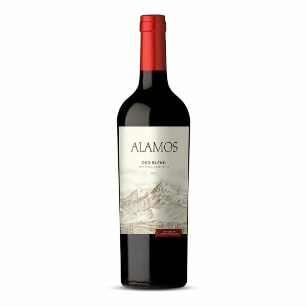 Vino tinto Álamos red blend. Argentina