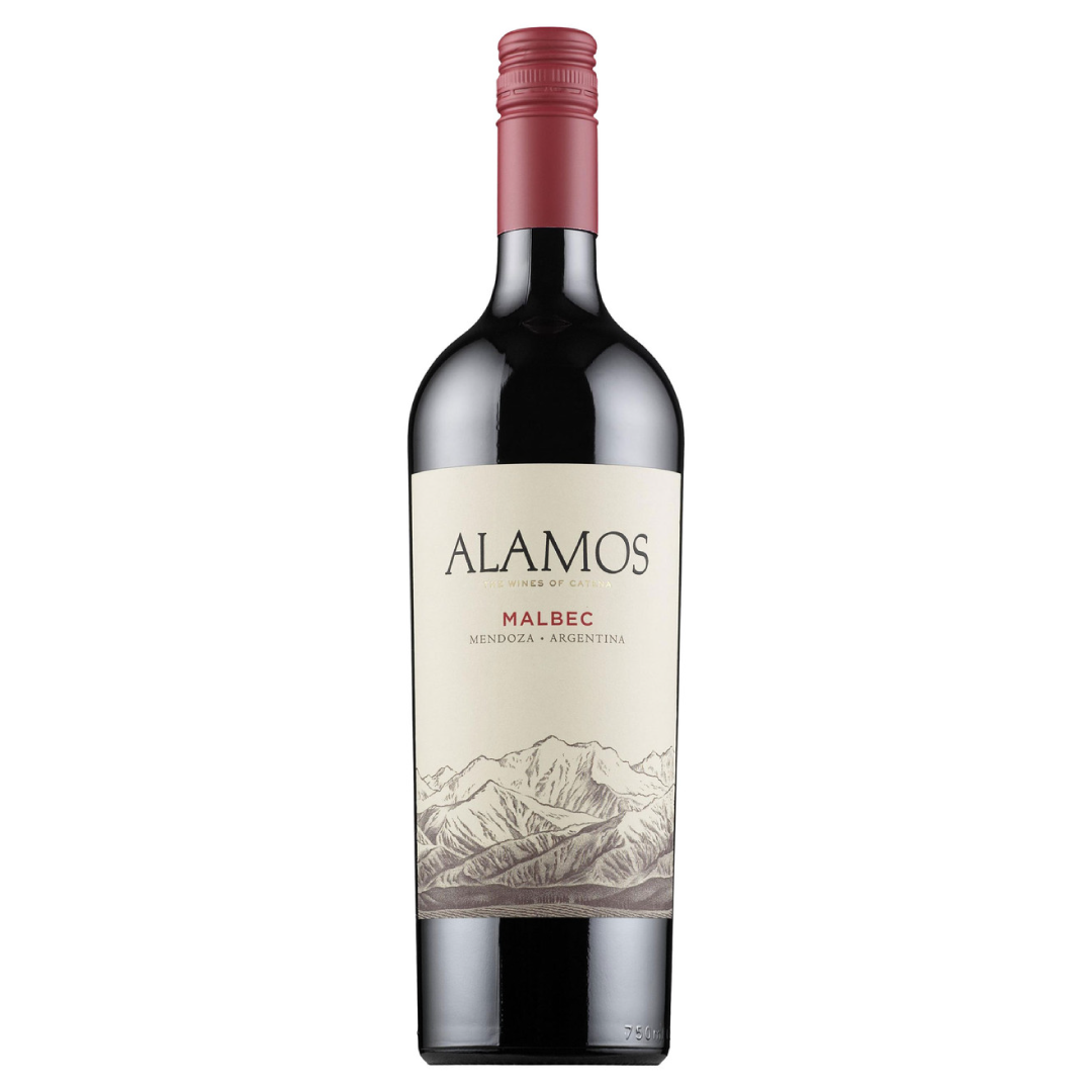 Vino tinto Álamos red blend. Argentina