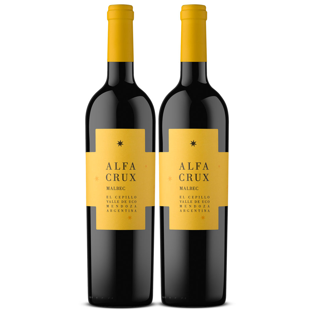 Duopack Vino tinto Alfa Crux malbec, Argentina