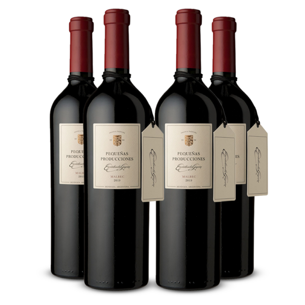 Fourpack Vino tinto Pequeñas Producciones malbec, Argentina