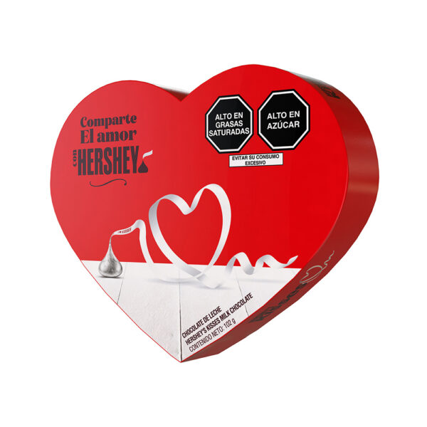 Chocolate Hershey´s Kisses Corazón rojo 102gr. USA