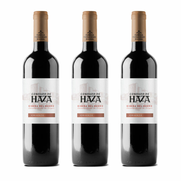 Tripack Vino tinto Condado de Haza crianza D.O Ribera del Duero, España