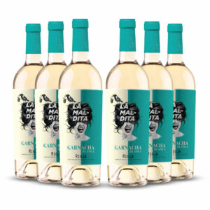 Sixpack Vino blanco La Maldita garnacha D.O.Ca Rioja, España