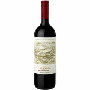 Vino tinto Gran Cabernet Franc Alandes by Karim Mussi. Argentina