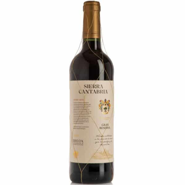 Vino tinto Sierra Cantabria gran reserva D.O.C Rioja, España