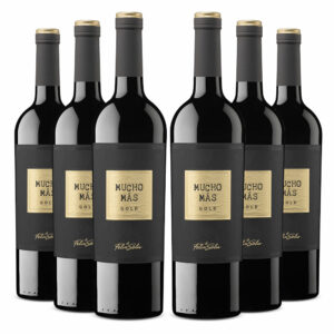 Sixpack Vino tinto Mucho Más Gold blend. España