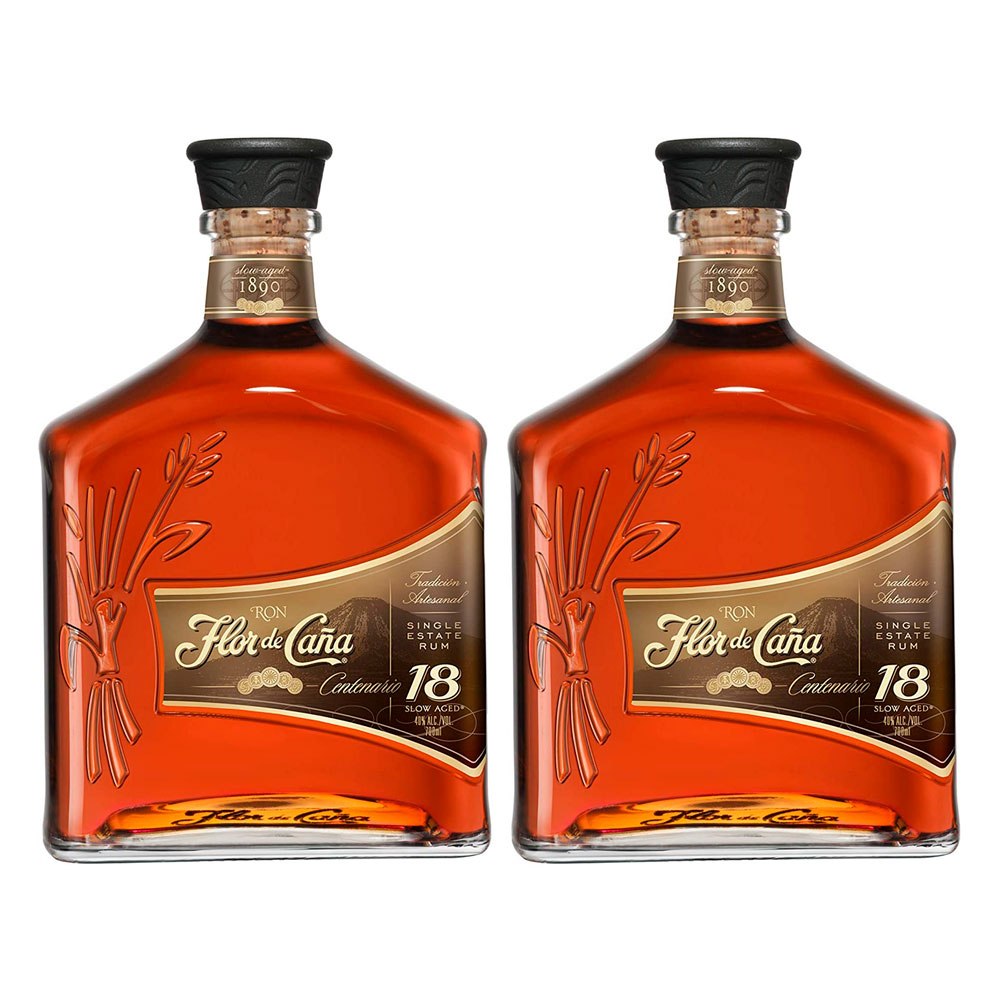 Duopack Ron Flor de Caña Centenario Gold 18 años. Nicaragua