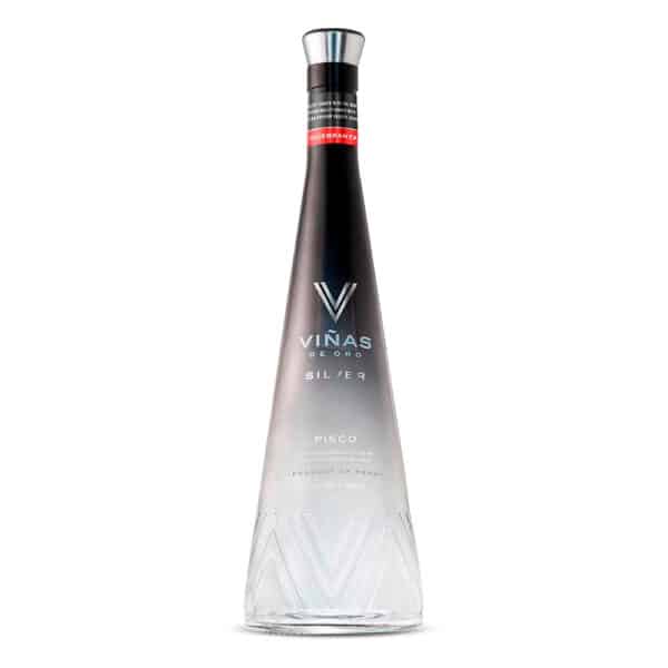 Pisco Viñas de Oro Silver puro quebranta 700ml. Perú
