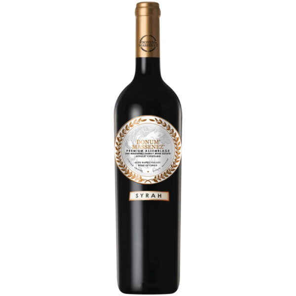 Vino tinto Donum Massenez syrah, Chile