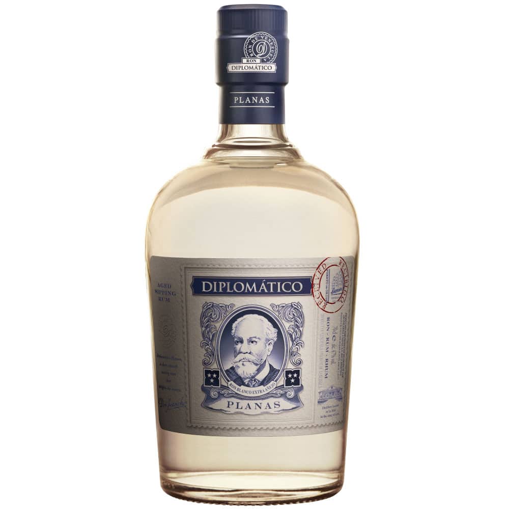 Ron Diplomático blanco Planas extra añejo 700ml. Venezuela