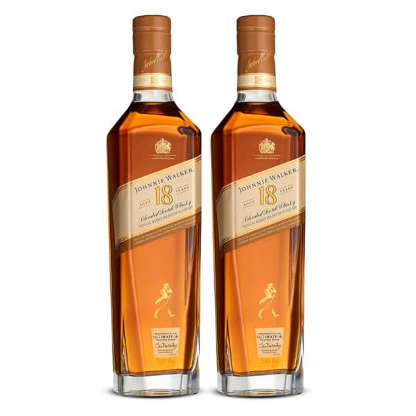 Duopack Whisky Johnnie Walker Envejecido 18 años. Escocia