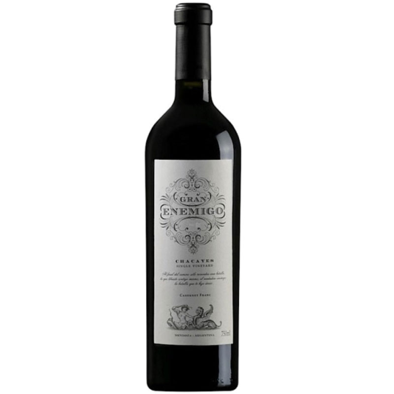 Vino tinto El Gran Enemigo Chacayes cabernet franc, Argentina