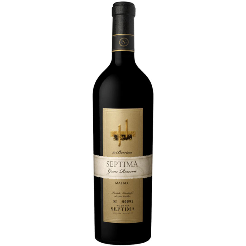 Vino tinto Septima 10 Barricas gran reserva malbec, Argentina