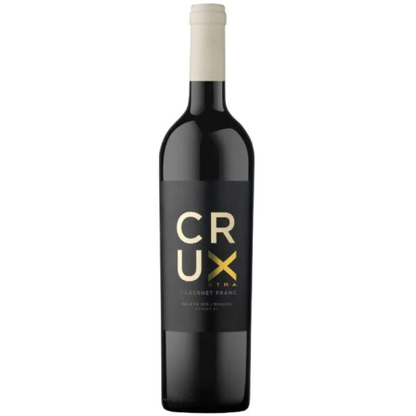 Vino tinto Crux Xtra cabernet franc. Argentina