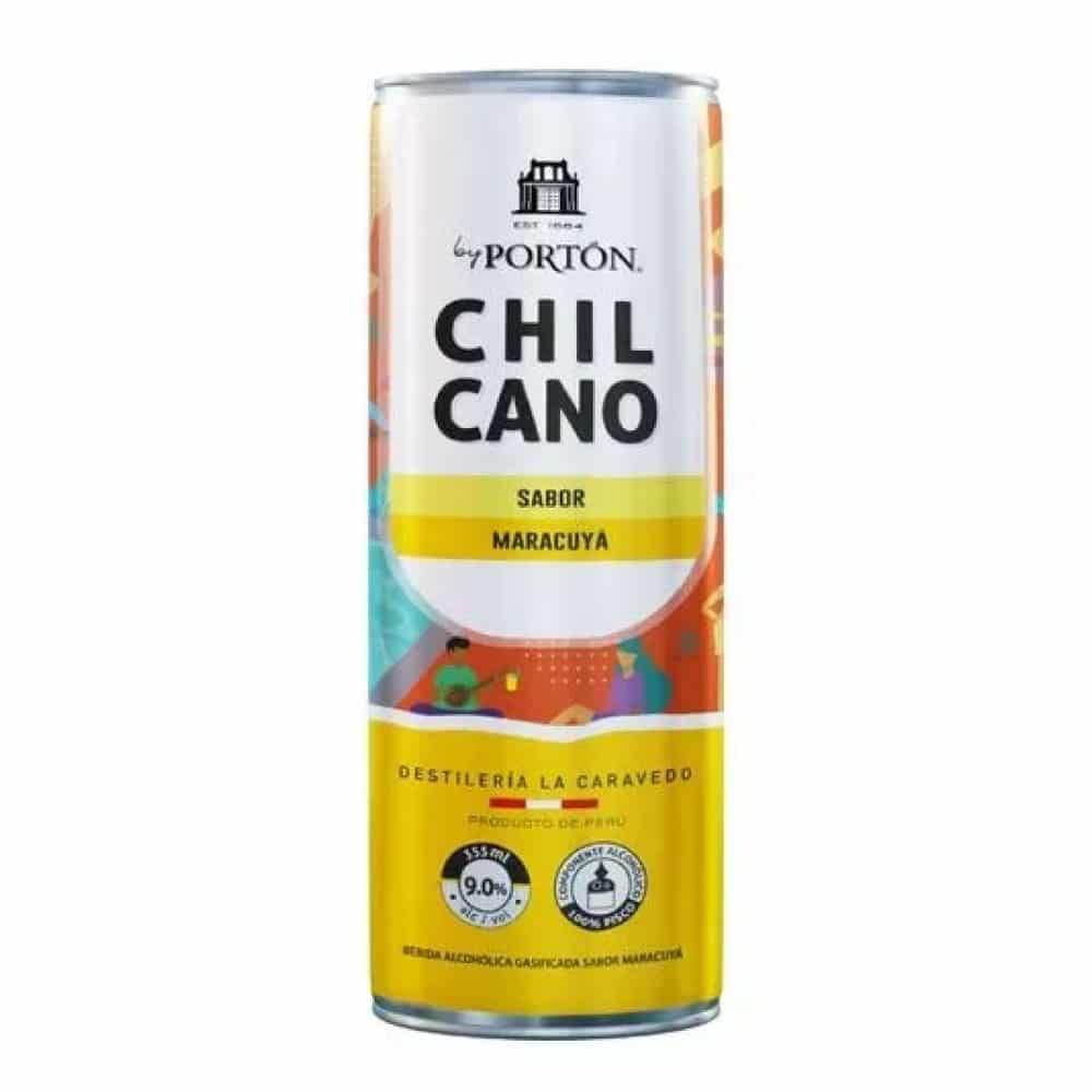 Lata de Chilcano by Portón sabor maracuya 355ml. Perú