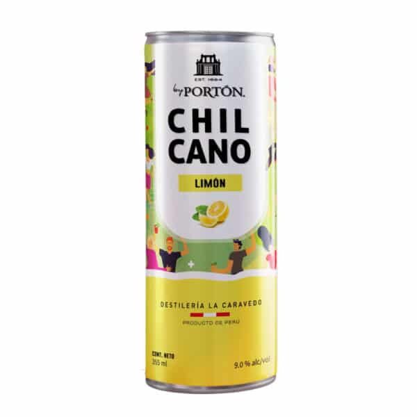 Lata de Chilcano by Portón sabor Limón 355ml. Perú