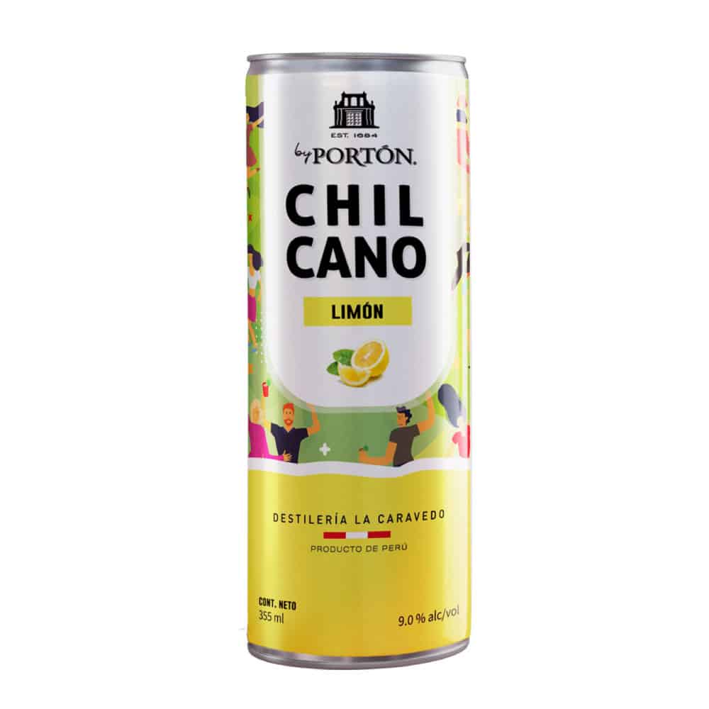 Lata de Chilcano by Portón sabor Limón 355ml. Perú
