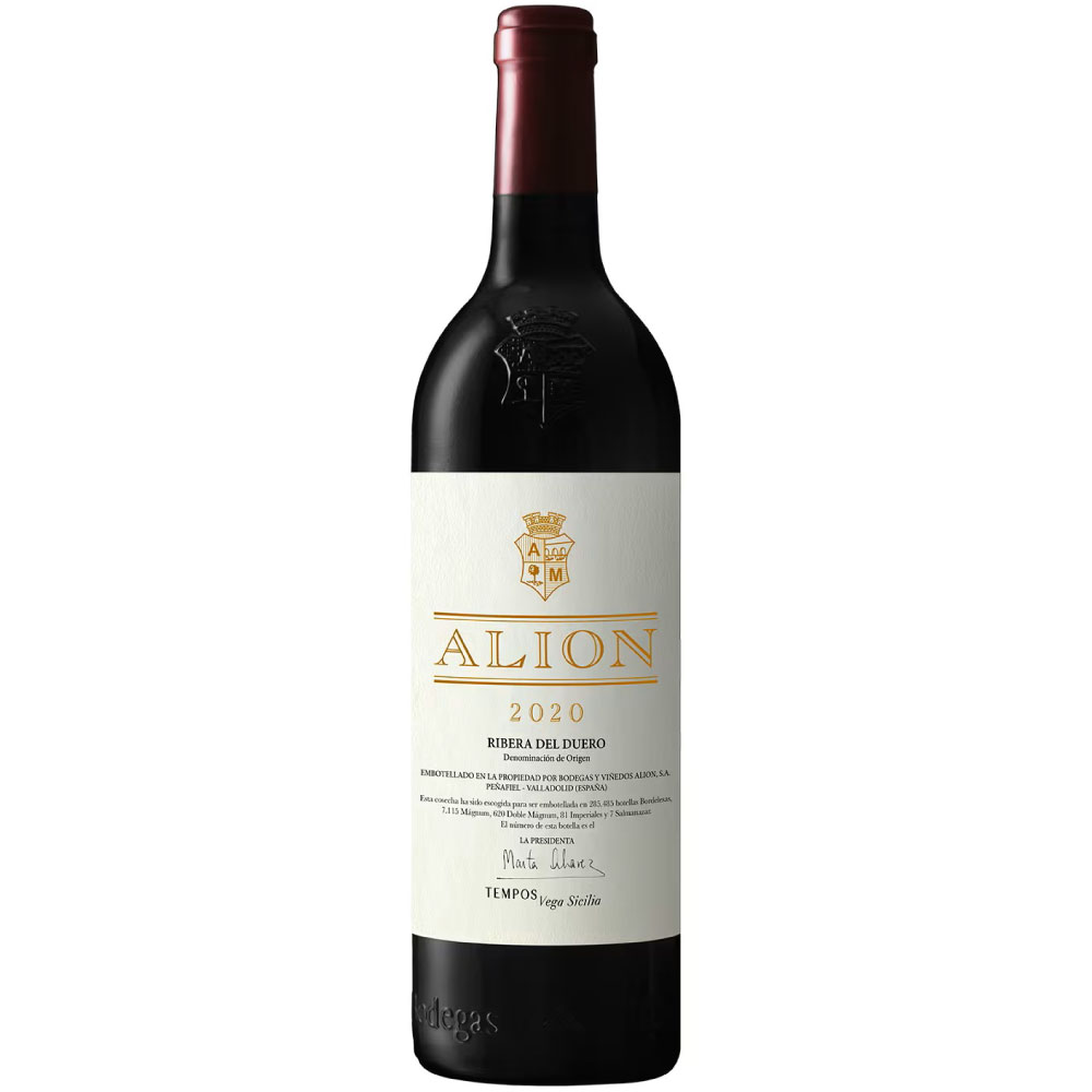 Vino tinto Alión 2020 D.O Ribera del Duero, España