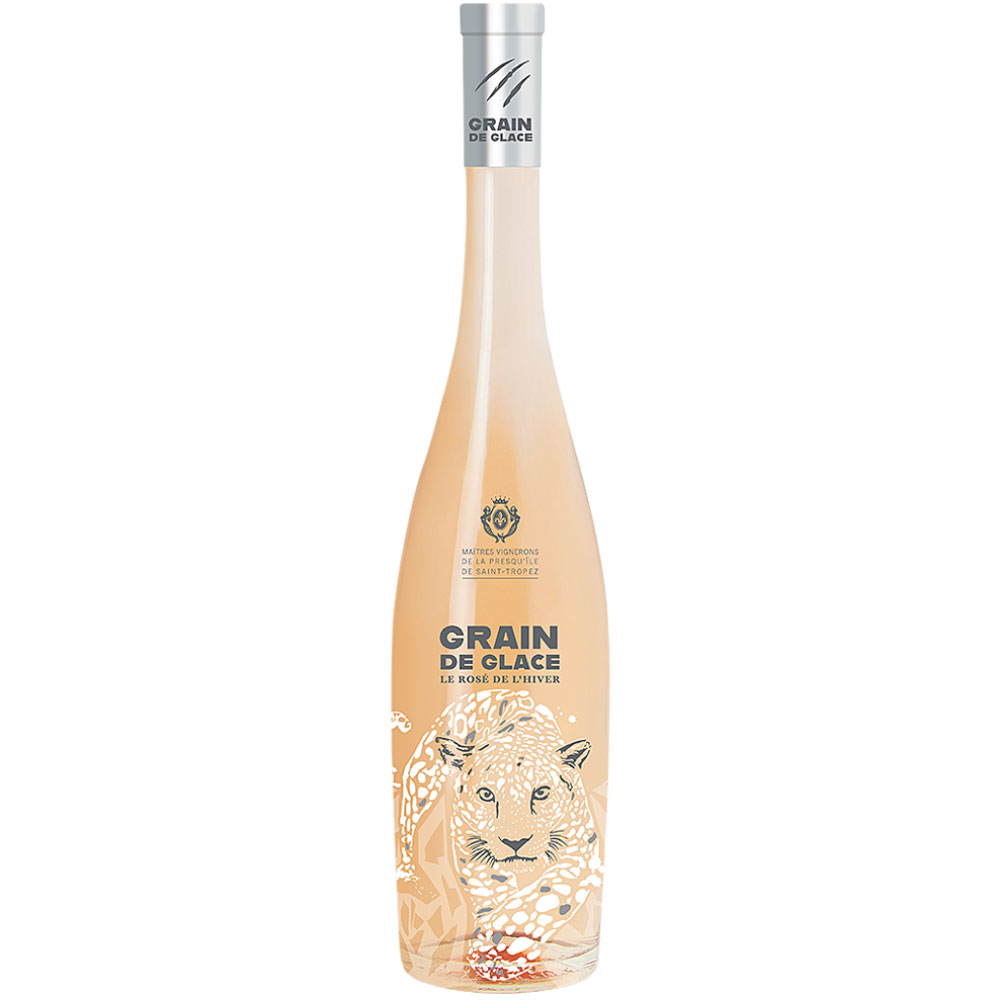 Vino rosé Grain de Glace 2023. Francia