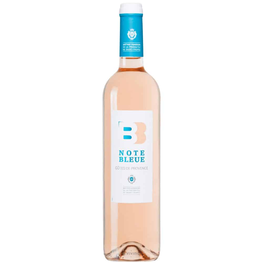 Vino rosé Note Bleue Cotes de Provnce 2023. Francia