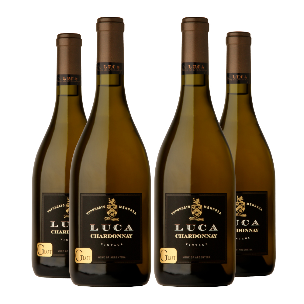 Fourpack Vino blanco Luca Chardonnay, Argentina