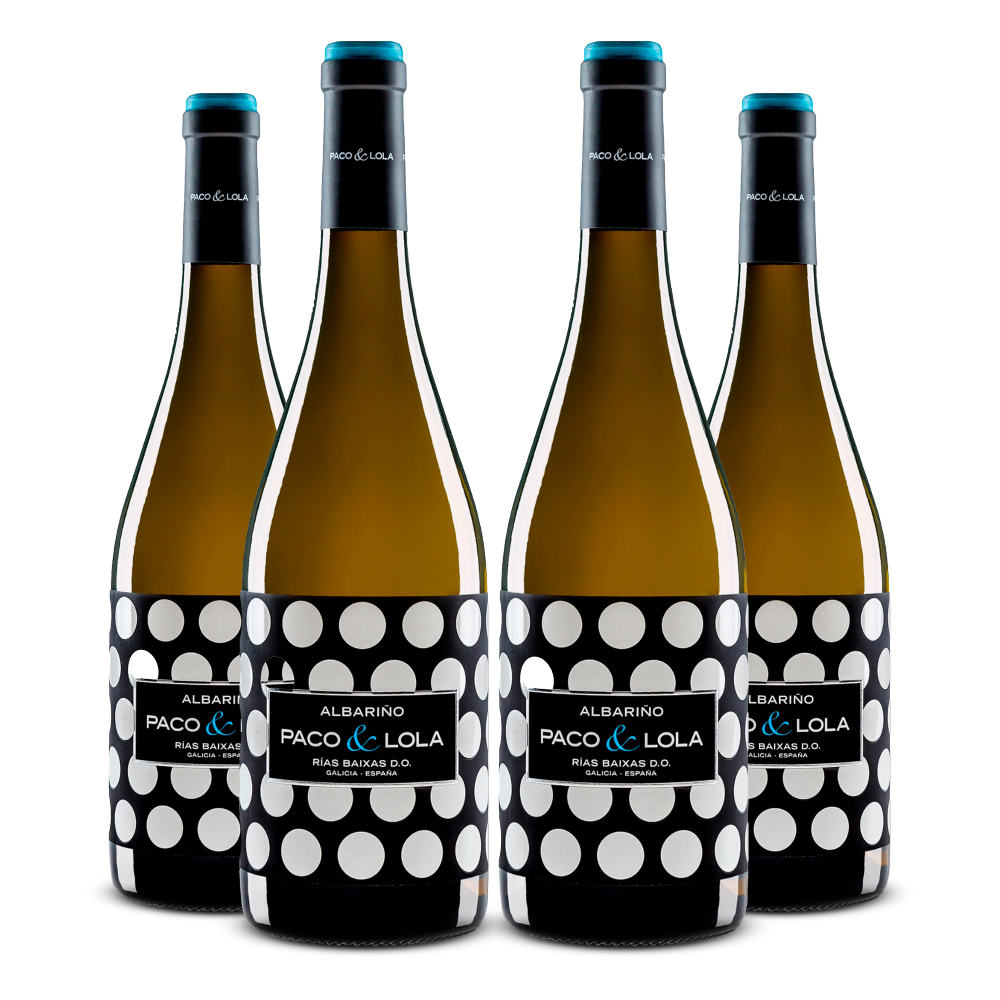 Vino blanco Paco & Lola albariño D.O Rías Baixas. España