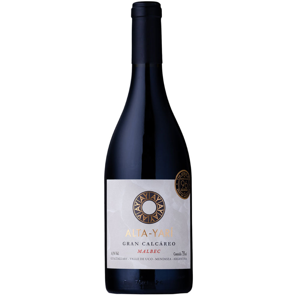 Vino tinto Alta - Yarí Gran Calcáreo Gualtallary malbec 2023. Argentina