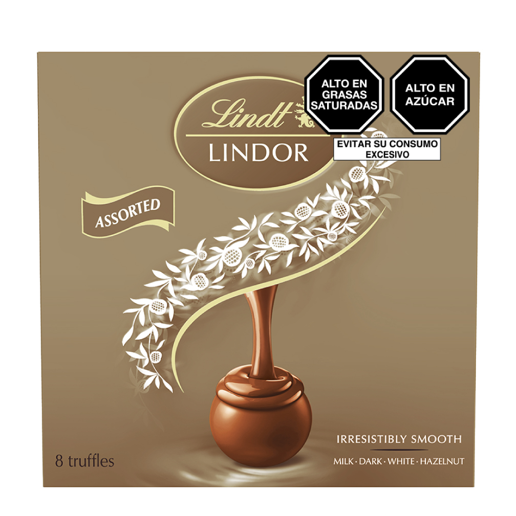 Estuche de bombones Lindor Assorted Giftbox surtido Lindt 100gr. Suiza