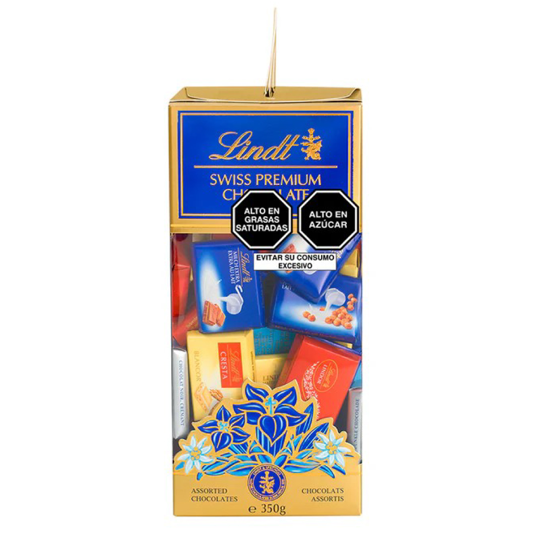 Estuche de Chocolates Napolitains Lindt surtido 350gr. Suiza