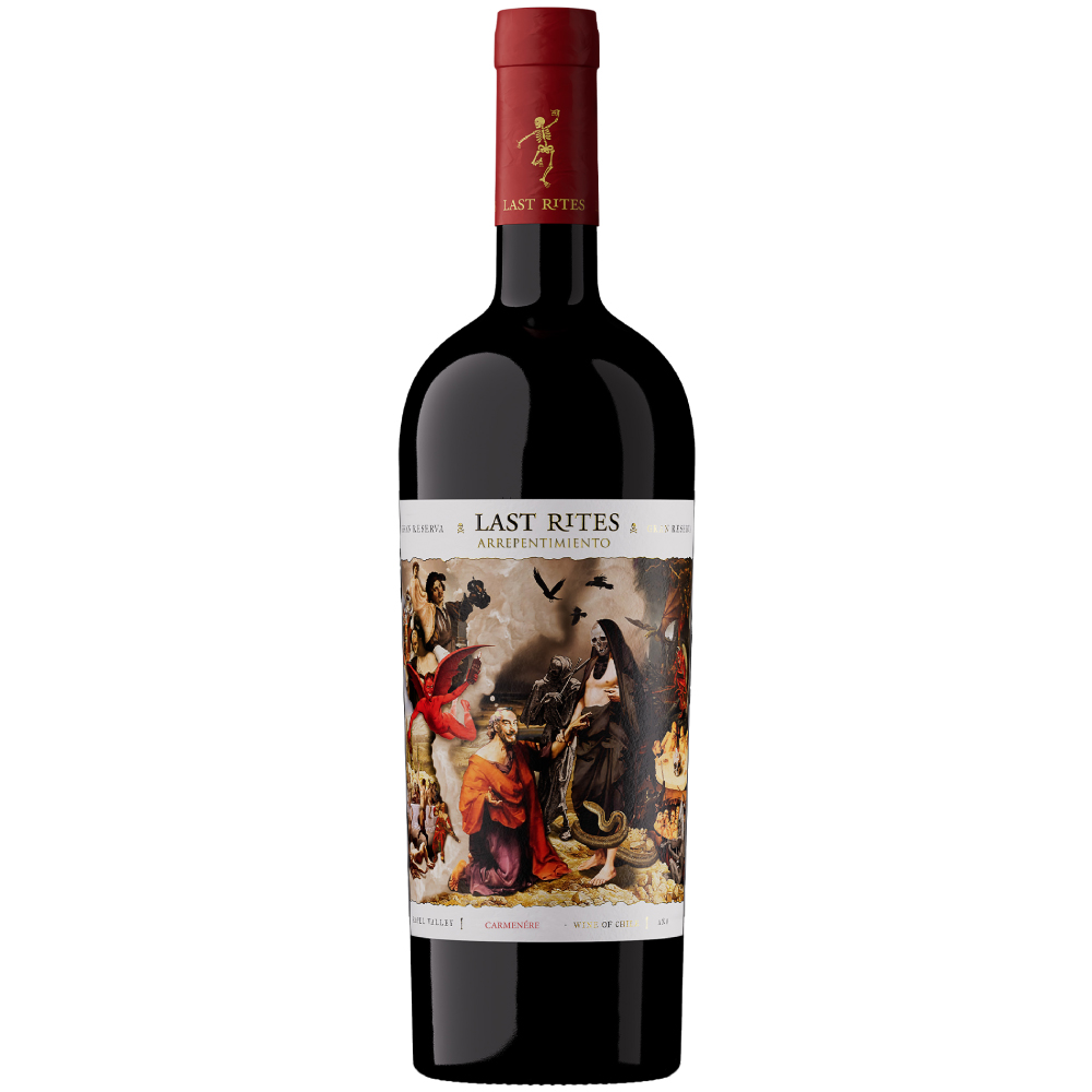 Vino tinto Last Rites Arrepentimiento carmenere. Chile