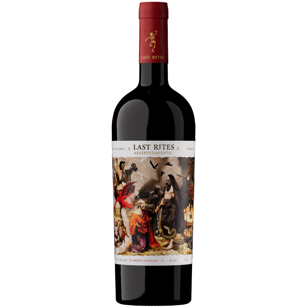 Vino tinto Last Rites Arrepentimiento cabernet sauvignon. Chile