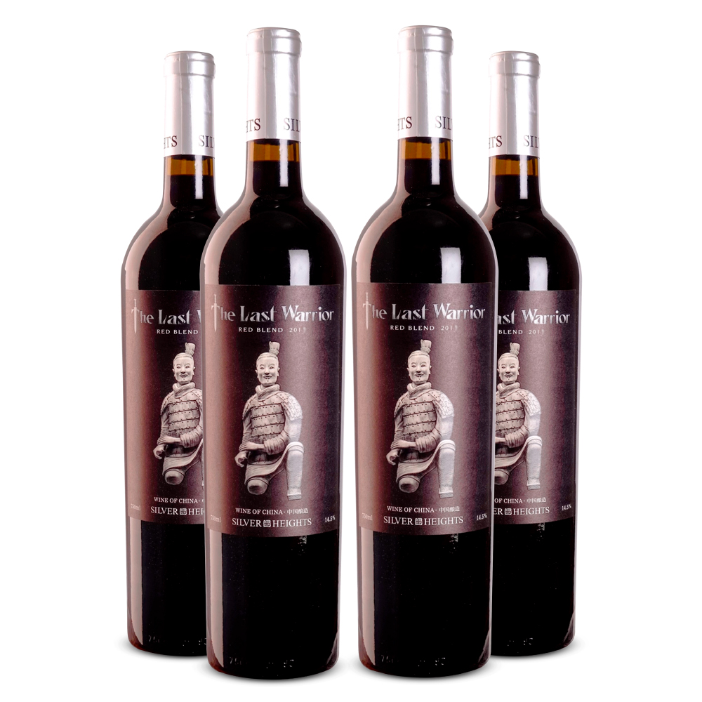 Fourpack Vino tinto The Last Warrior red blend 2021. China