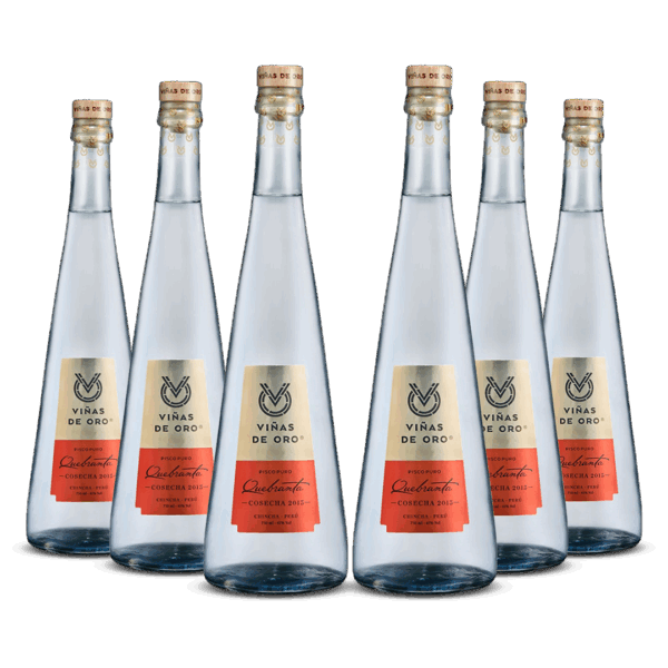 Sixpack Viñas de Oro Premium quebranta 500ml. Perú