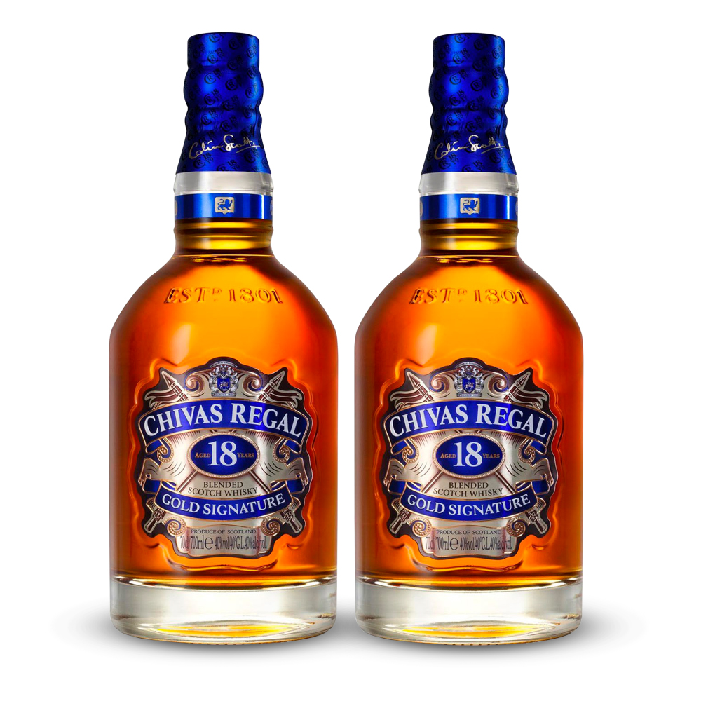 Duopack Whisky Chivas Regal 18 años C/E, Escocia