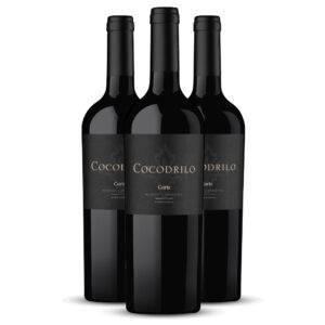 Tripack Vino tinto Cocodrilo corte, Argentina