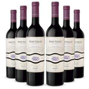 Sixpack Vino tinto Piattelli Single Vineyard malbec La Calera Salta, Argentina.