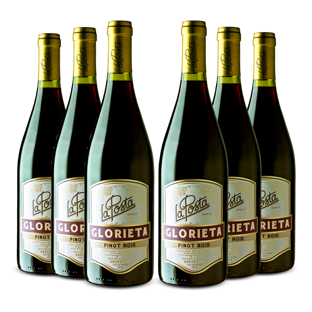 Sixpack Vino tinto La Posta Glorieta pinot noir, Argentina