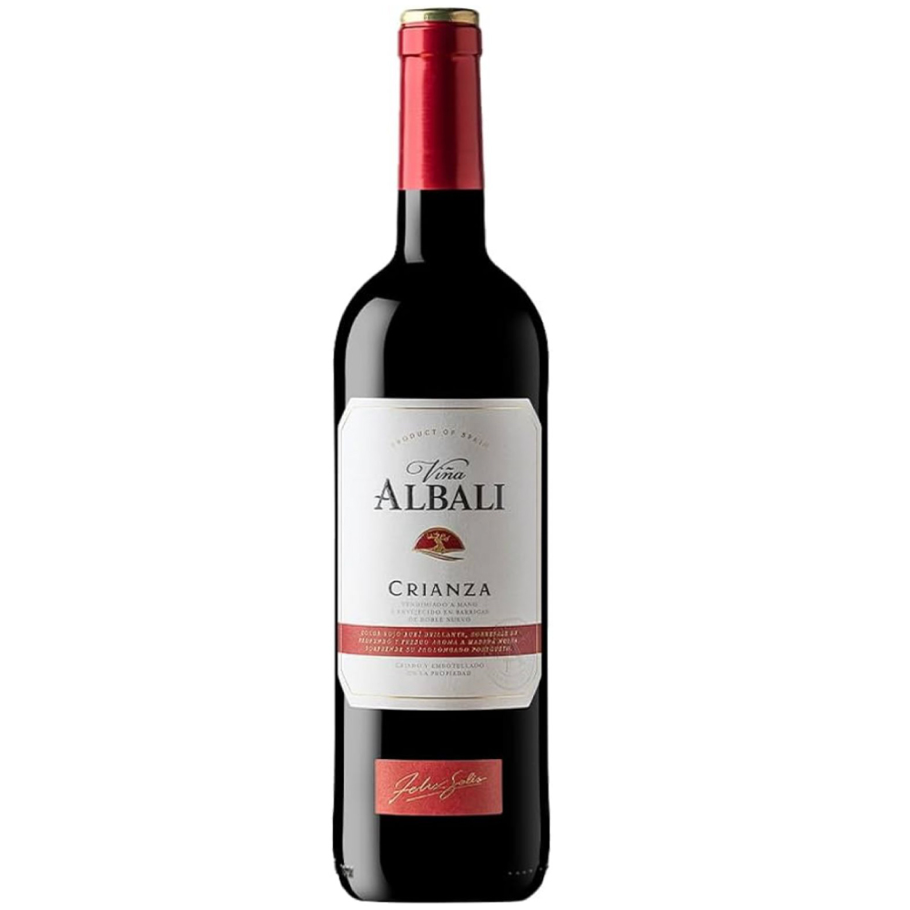 Vino tinto Viña Albali crianza tempranillo. España