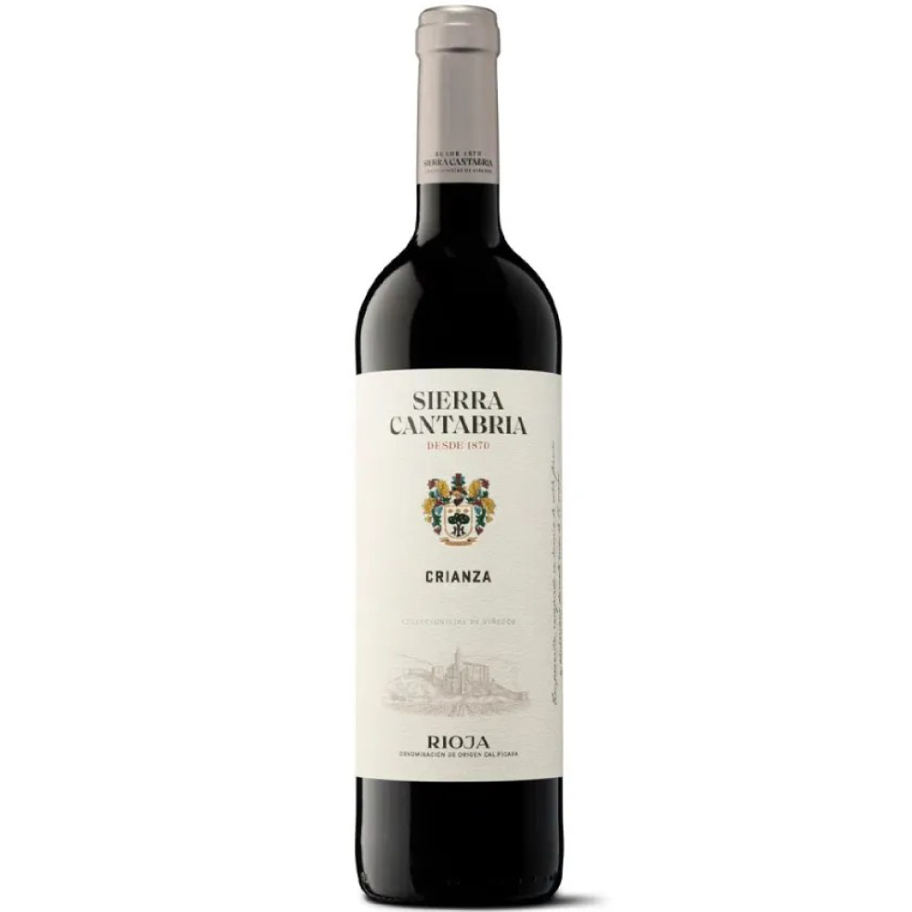 Vino tinto Sierra Cantabria crianza D.O.C. Rioja, España