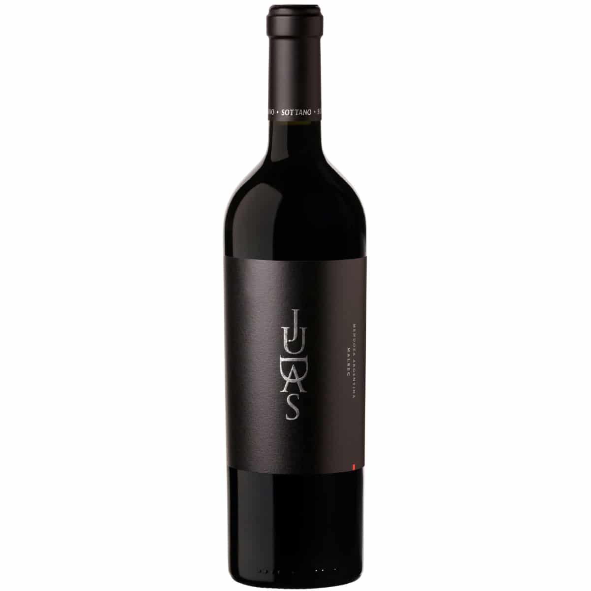 Vino tinto Judas malbec. Argentina