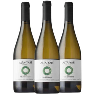 Tripack Vino blanco Alta Yarí reserva chardonnay 2024. Argentina